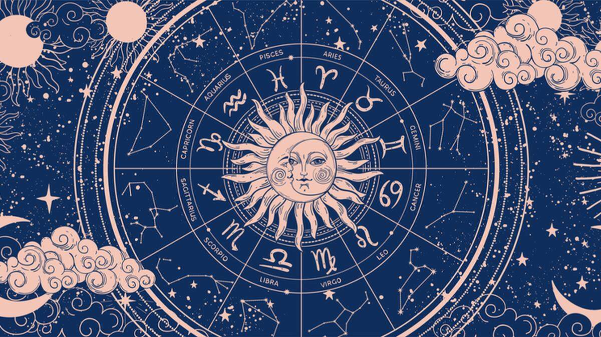 Ilustración de los signos del zodiaco.