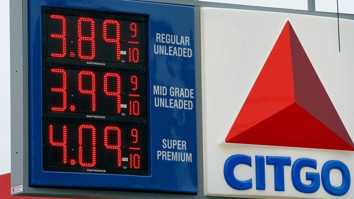 Cartel de Citgo en una estación de gasolina en Filadelfia. Una compañía minera de Canadá obtuvo esta semana el derecho de embargar a la refinería estadounidense Citgo, filial de la venezolana PDVSA, para recuperar las pérdidas que sufrió en el país sudamericano luego que el régimen de Hugo Chávez expropiara sus operaciones.