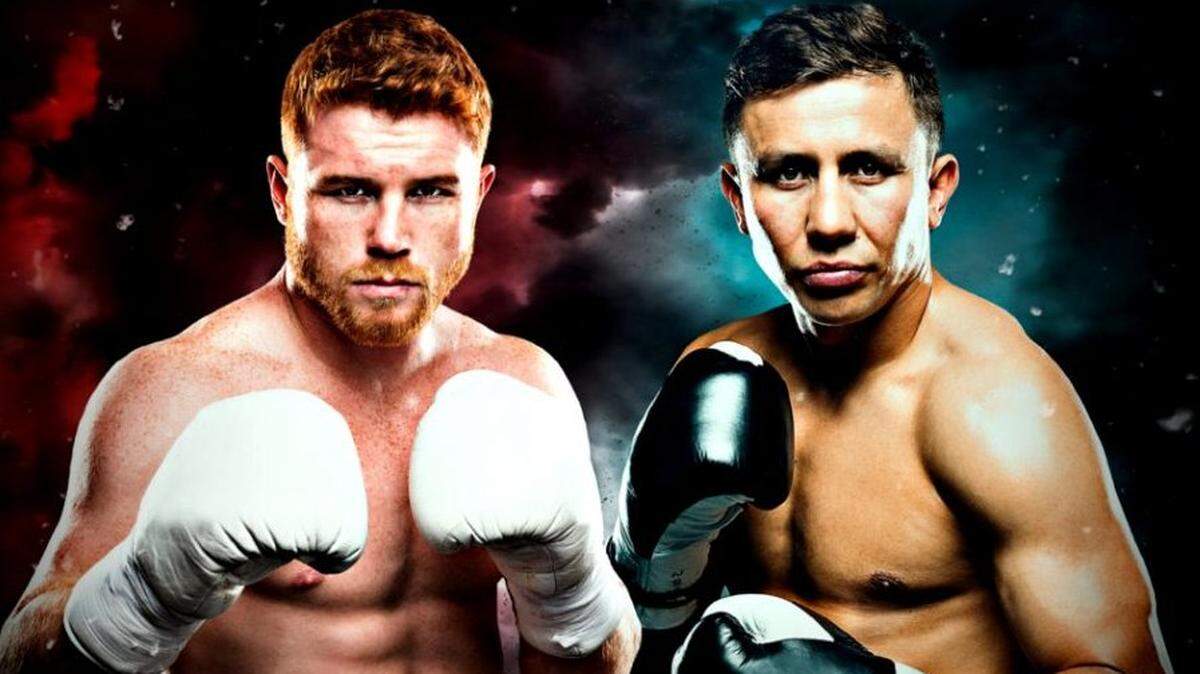Saúl “Canelo’’ Álvarez (izq.) y Gennady Golovkin ya se acercan a su gran cita del 16 de septiembre en Las Vegas.