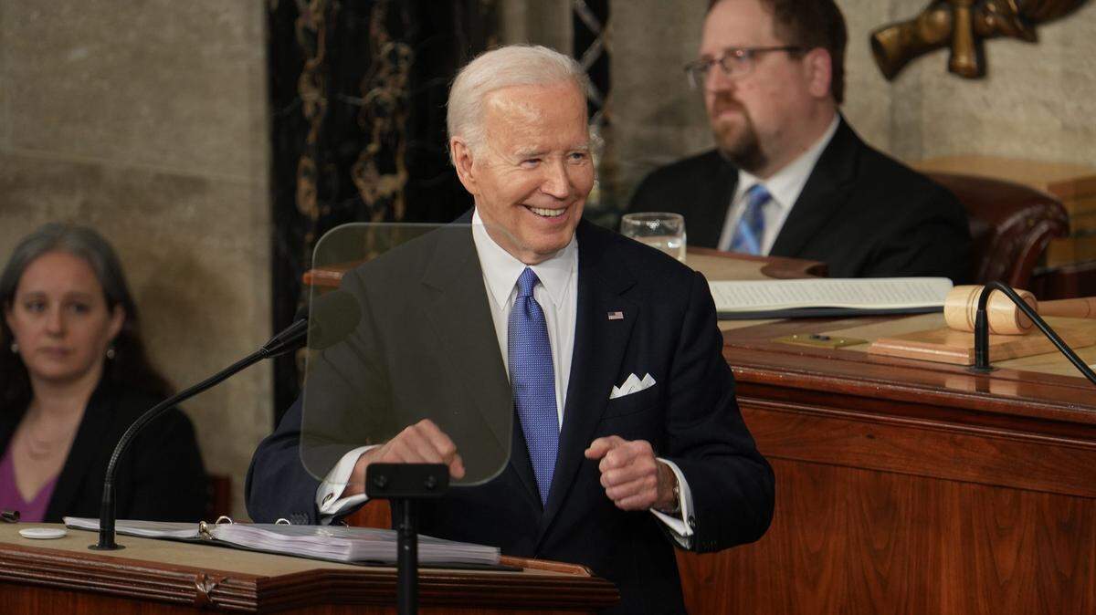 El presidente Joe Biden da el discurso del “Estado de la Unión”, el jueves 7 de marzo de 2024, en el Capitolio de Estados Unidos, en Washington, D.C.