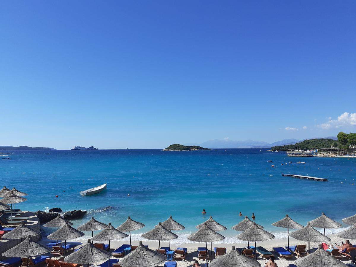 Ksamil, balneario al sur de Saranda, Albania.