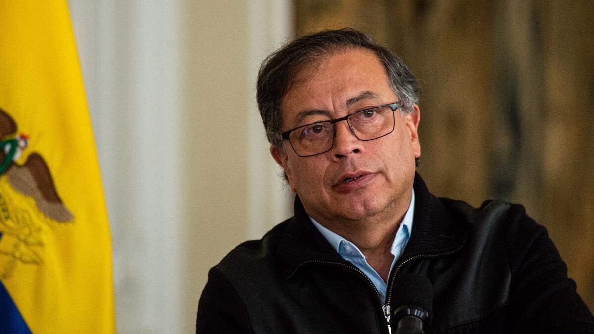 El presidente de Colombia, Gustavo Petro, en un acto oficial el 2 de octubre de 2023, en Bogotá.