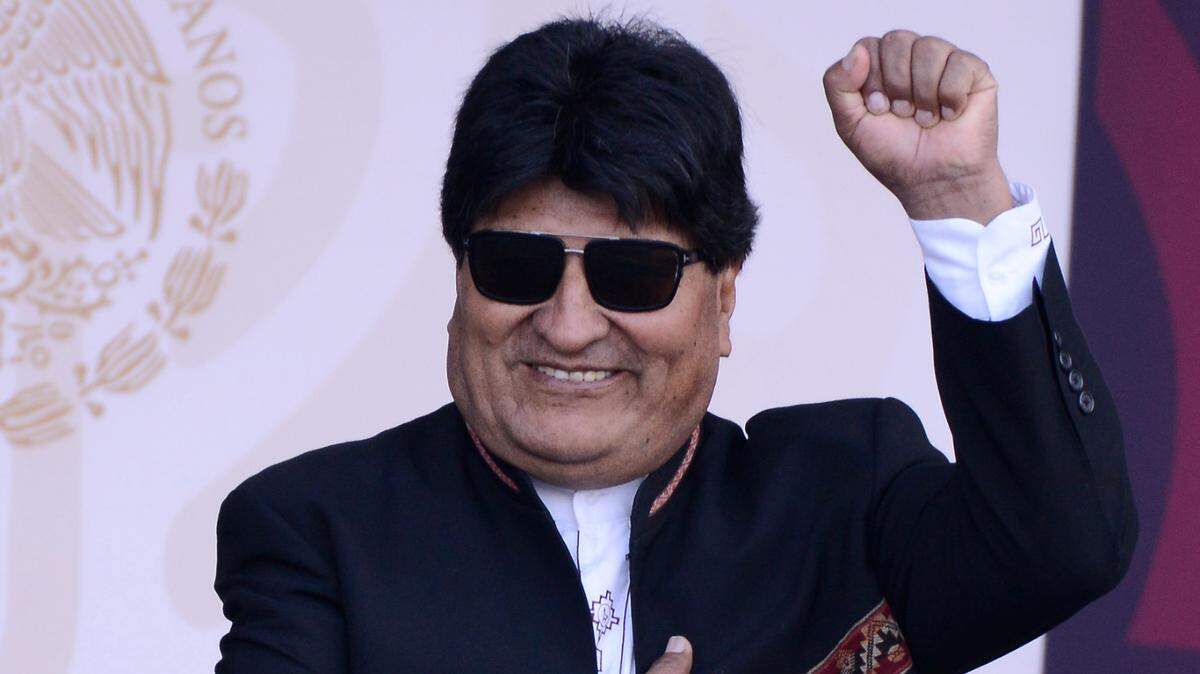 September 16, 2022, Mexico City, Mexico: Former President of Bolivia Evo Morales during the ceremony of the civic-military parade as part of the commemoration of the 212th Anniversary of the beginning of Mexico’s Independence in the downtown. on September 16, 2022 in Mexico City, Mexico. (Photo by Carlos Tischler/ Eyepix Group/Sipa USA)
