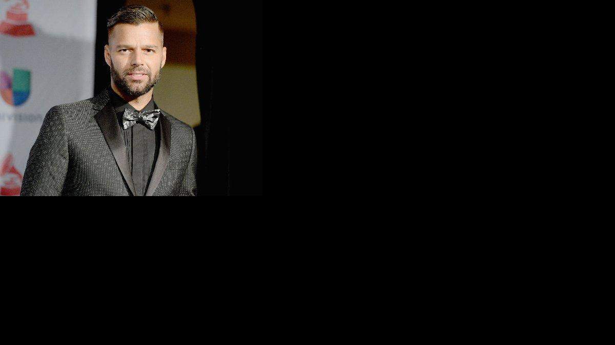 La estrella puertorriqueña Ricky Martin. 