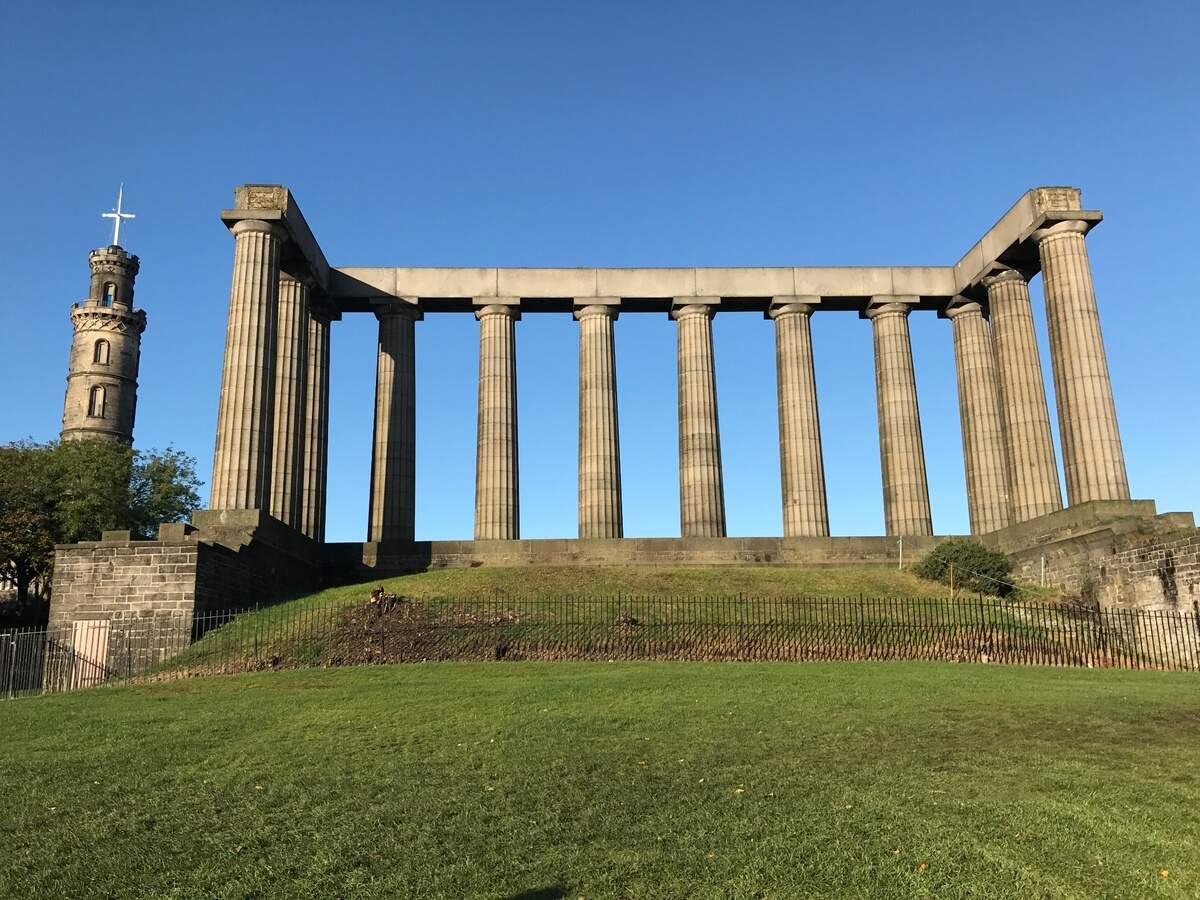 Calton Hill, Monumento Nacional en Edimburgo.