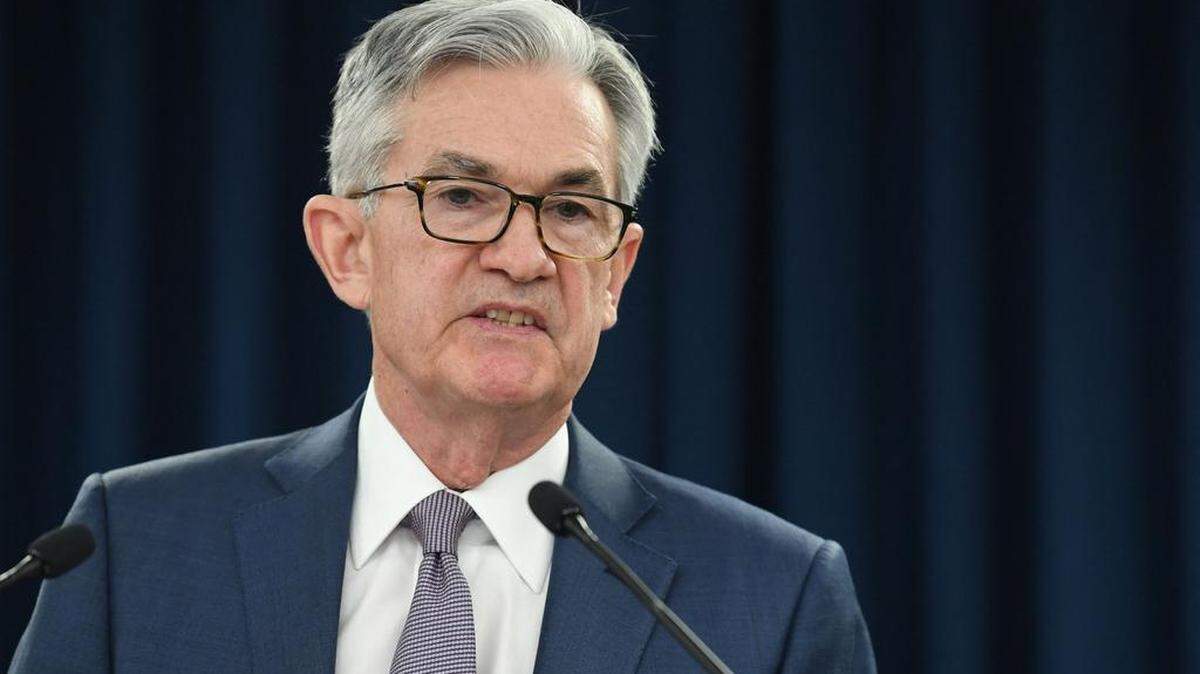 Federal Reserve Chairman Jerome Powell gives a press briefing after the surprise announcement the FED will cut interest rates on March 3, 2020, in Washington, D.C.