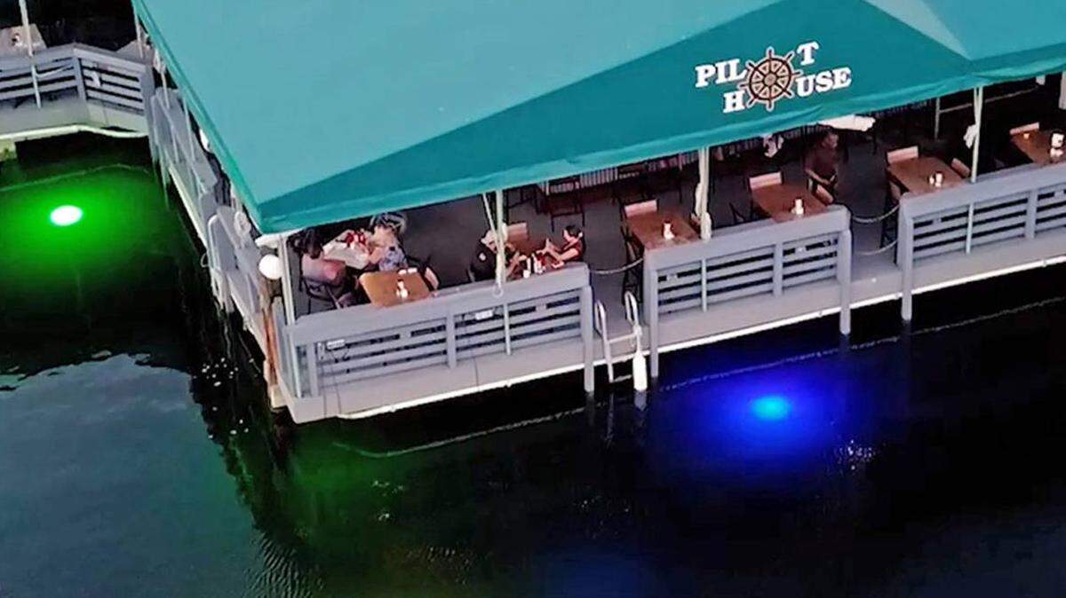 Una imagen del portal de la red de Pilot House Restaurant & Marina, en Key Largo.