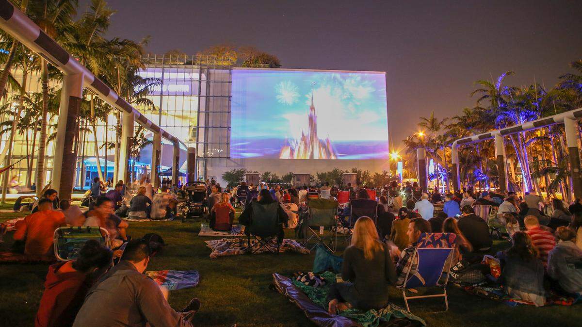 La funciones de cine al aire libre ocuparán el SoundScape Park de Miami Beach.
