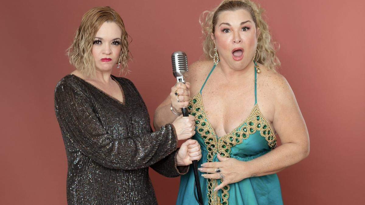 Yani Martin y Noris Joffre en la obra “La vida es un gran bolero”.