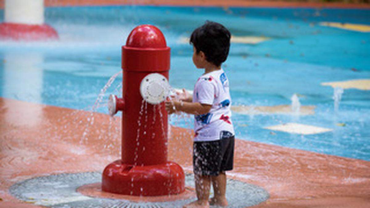 Luego de explorar Pinecrest Gardens, nada mejor que refrescarse en Splash ‘N Play.