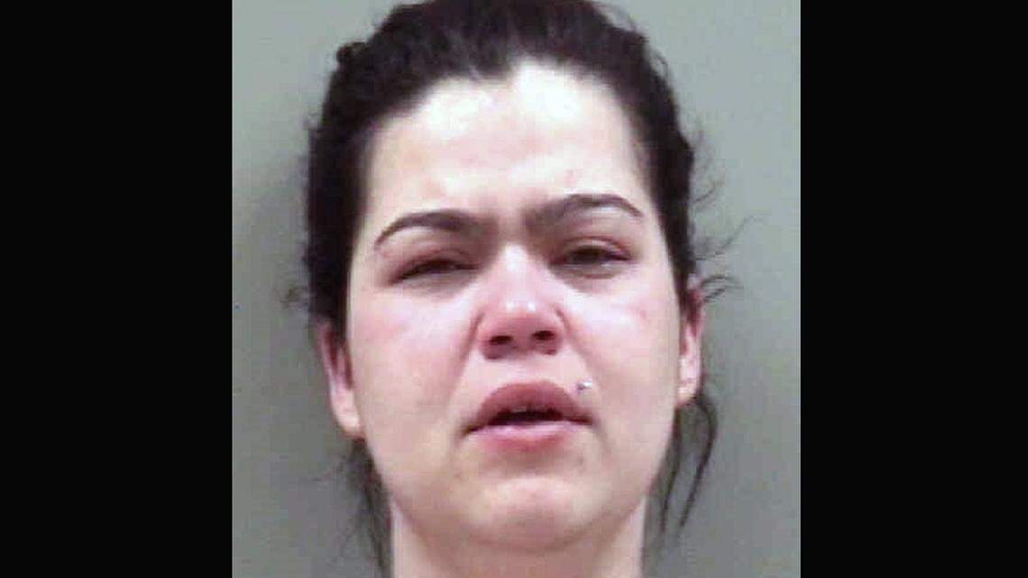 Liliany de Armas Mesa después de ser arrestada en febrero del 2017.