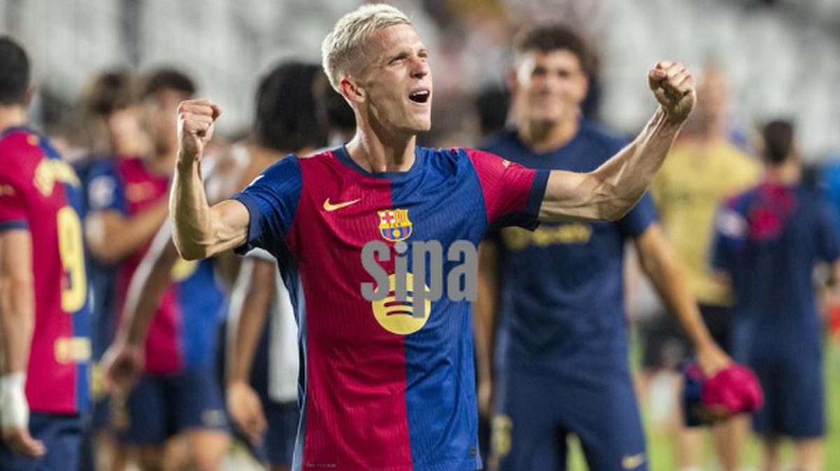 El delantero español Dani Olmo, flamante firma del FC Barcelona en el actual mercado, anotó este martes el gol de la victoria 2-1 en la visita al Rayo Vallecano de la 3ª jornada del campeonato español.