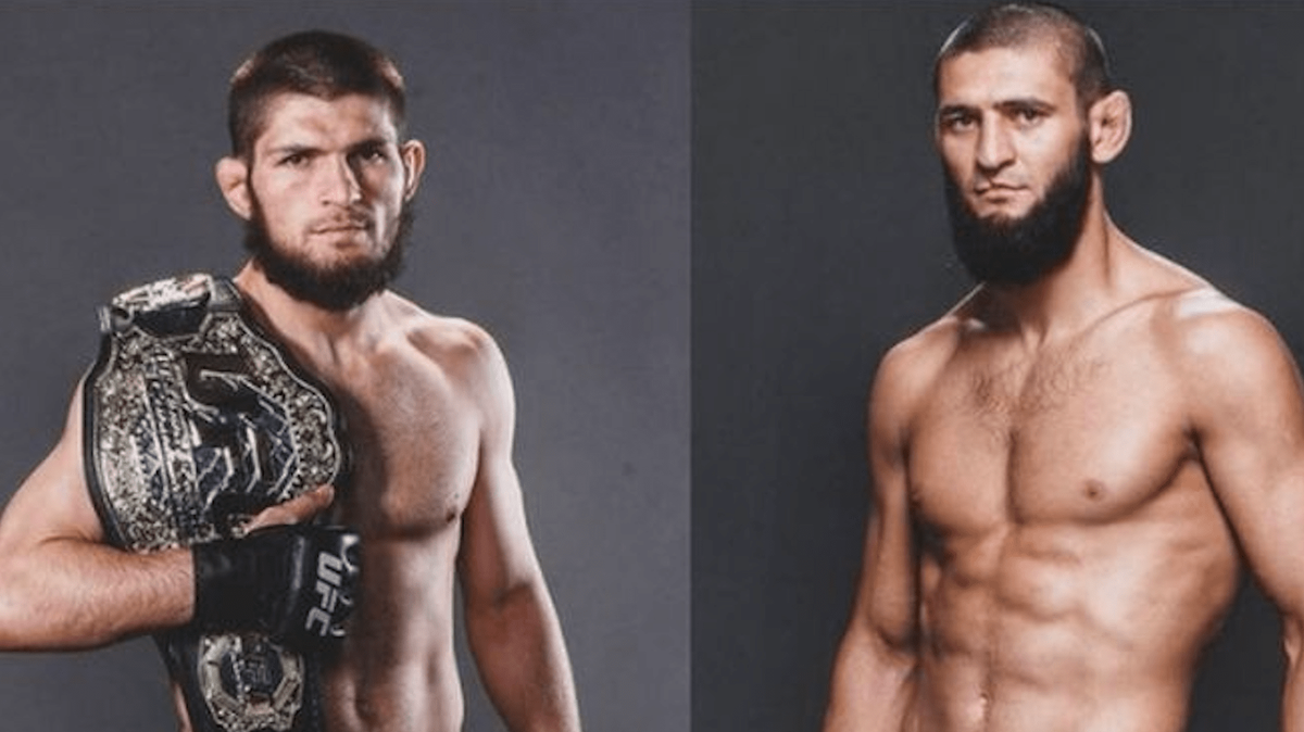Khamzat Chimaev (der.) no le teme ni a sus rivales ni a sus palabras. El checheno ha comparado su éxito inicial en el octágono con algunas leyendas de la UFC como Khabib Nurmagomedov.