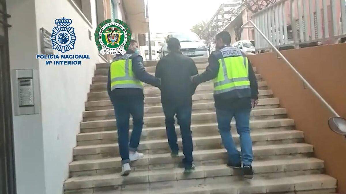 La Policía Nacional detiene en Alicante a “el Zarco”, uno de los criminales más buscados en Colombia POLICÍA NACIONAL 15/2/2021