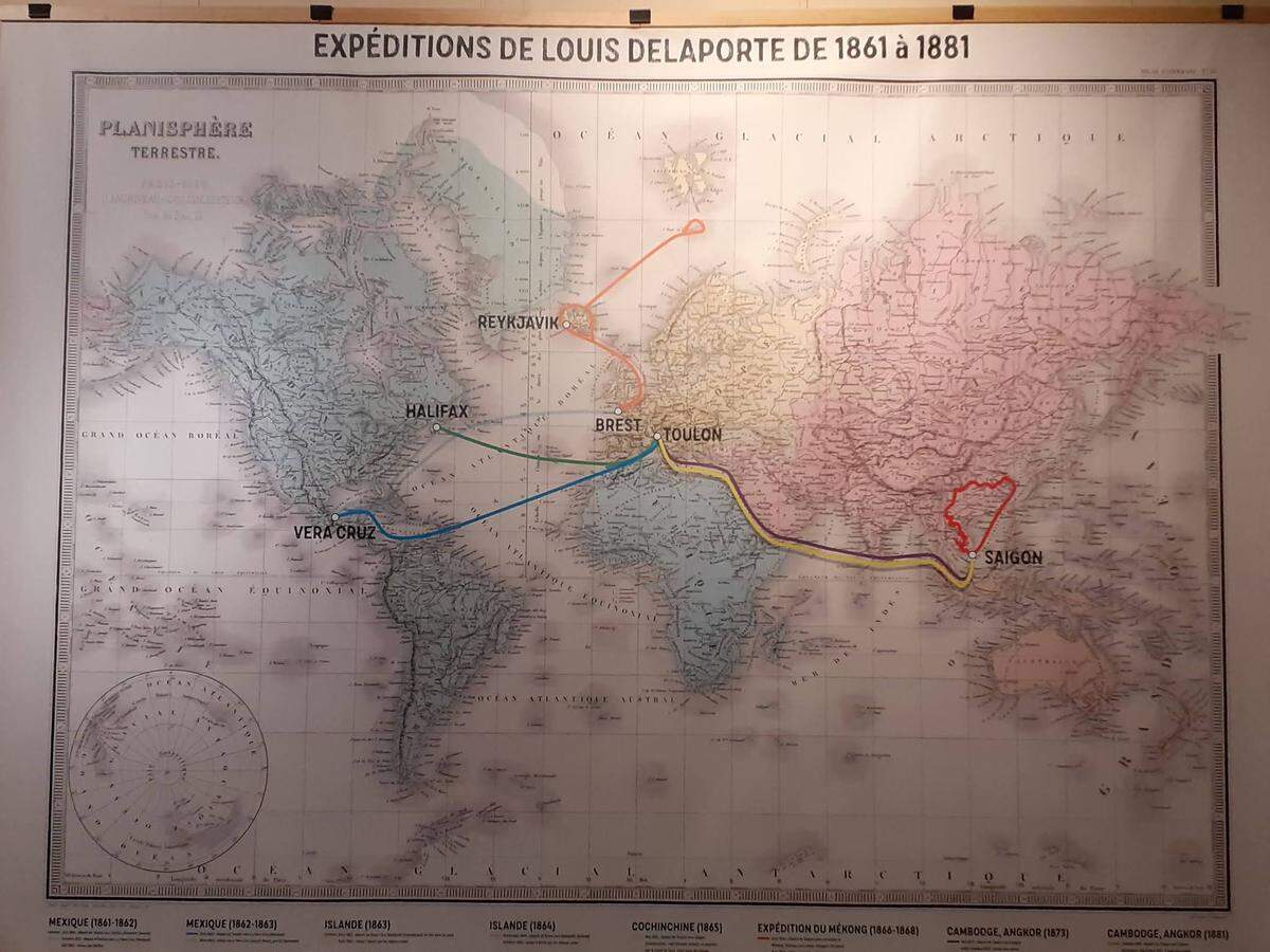 Los viajes de Louis Delaporte.