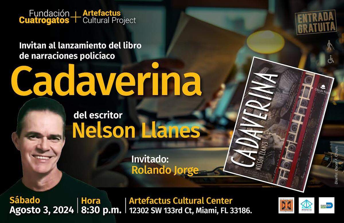 Fundación Cuatrogatos y Artefactus Cultural Project presentan “Cadaverina”.