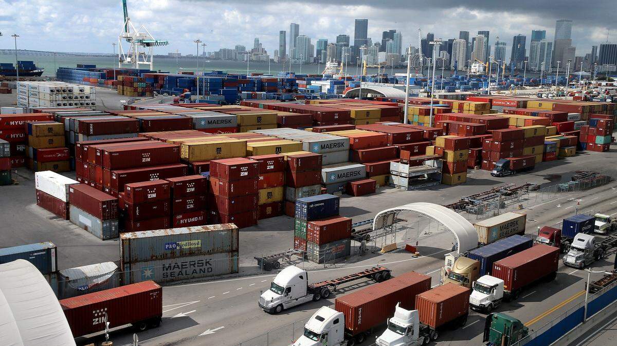Vista del Puerto de Miami (Port Miami), en octubre del 2019.