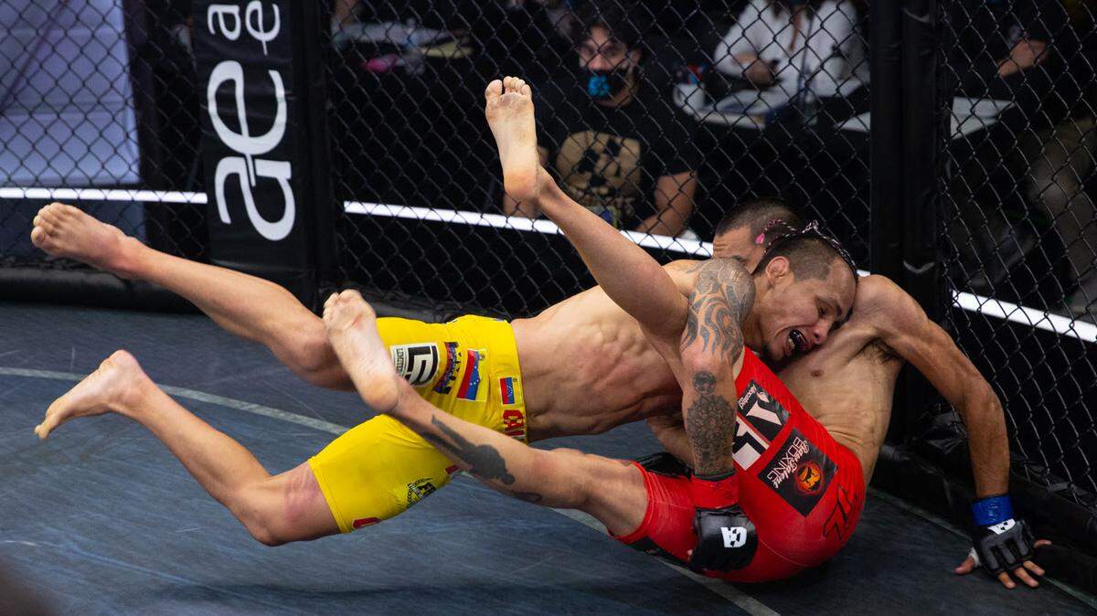 Edir Terry (izquierda) buscará su tercera victoria consecutiva en la pelea principal en el peso gallo de Combate Global, el 16 de septiembre.