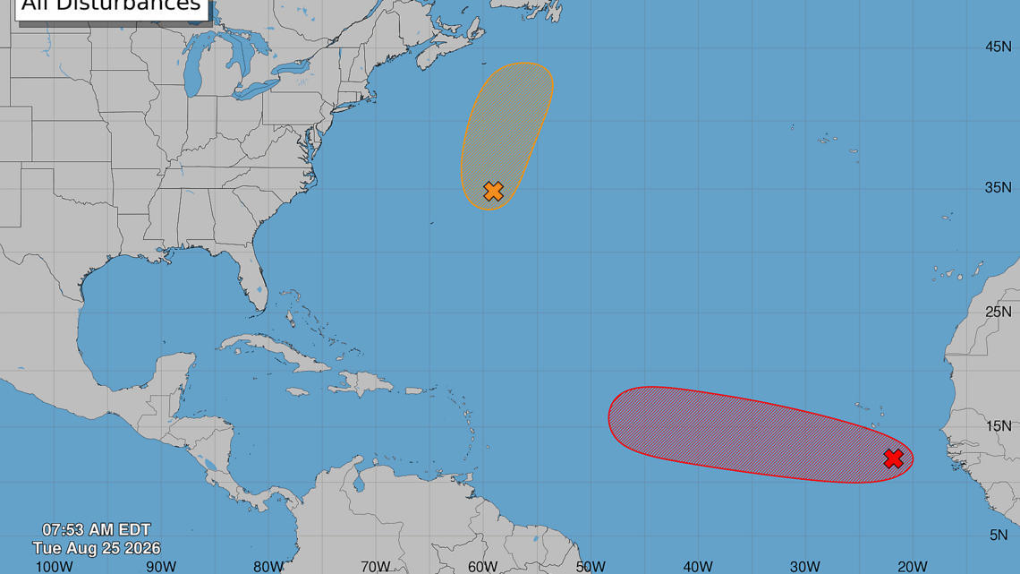 Aumenta la probabilidad de que se forme una depresión tropical en el Atlántico