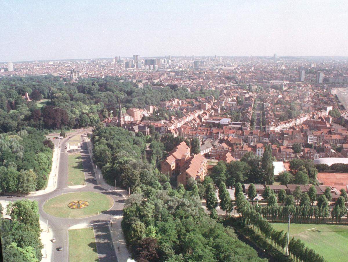 Bruselas vista desde el Atomium.