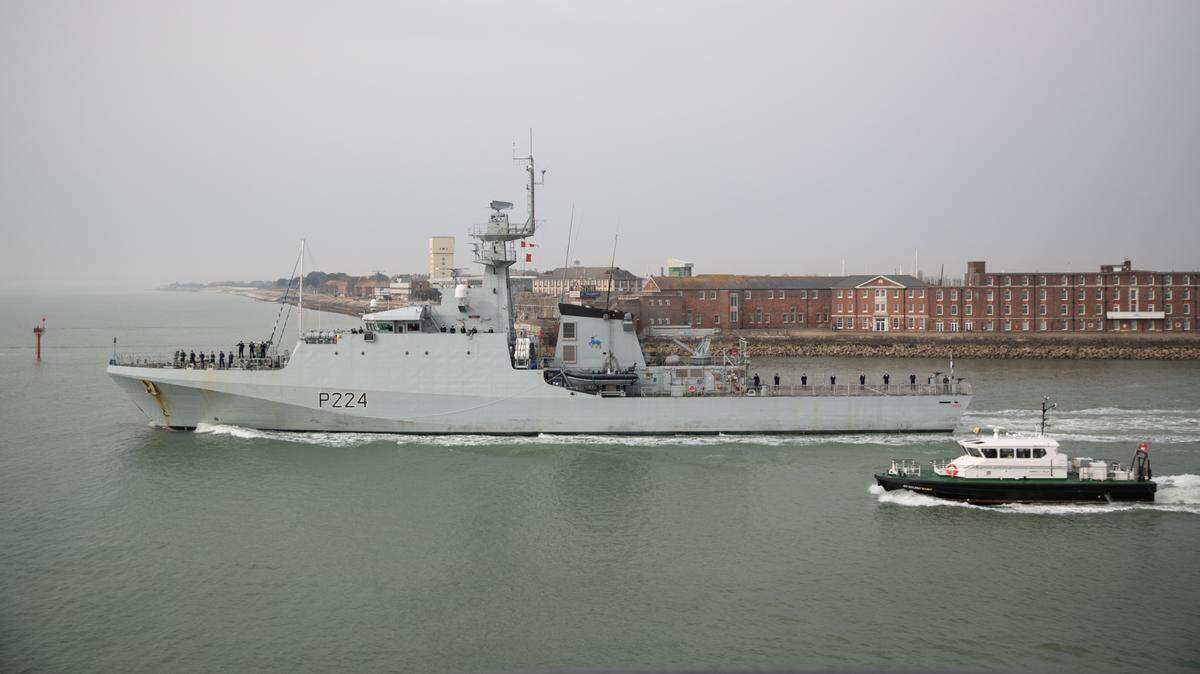 Foto de archivo. El Reino Unido anunció el traslado del buque HTMS Trent desde el Caribe hacia Guyana como muestra del apoyo a la excolonia británica para la realización de prácticas conjuntas en altamar. 