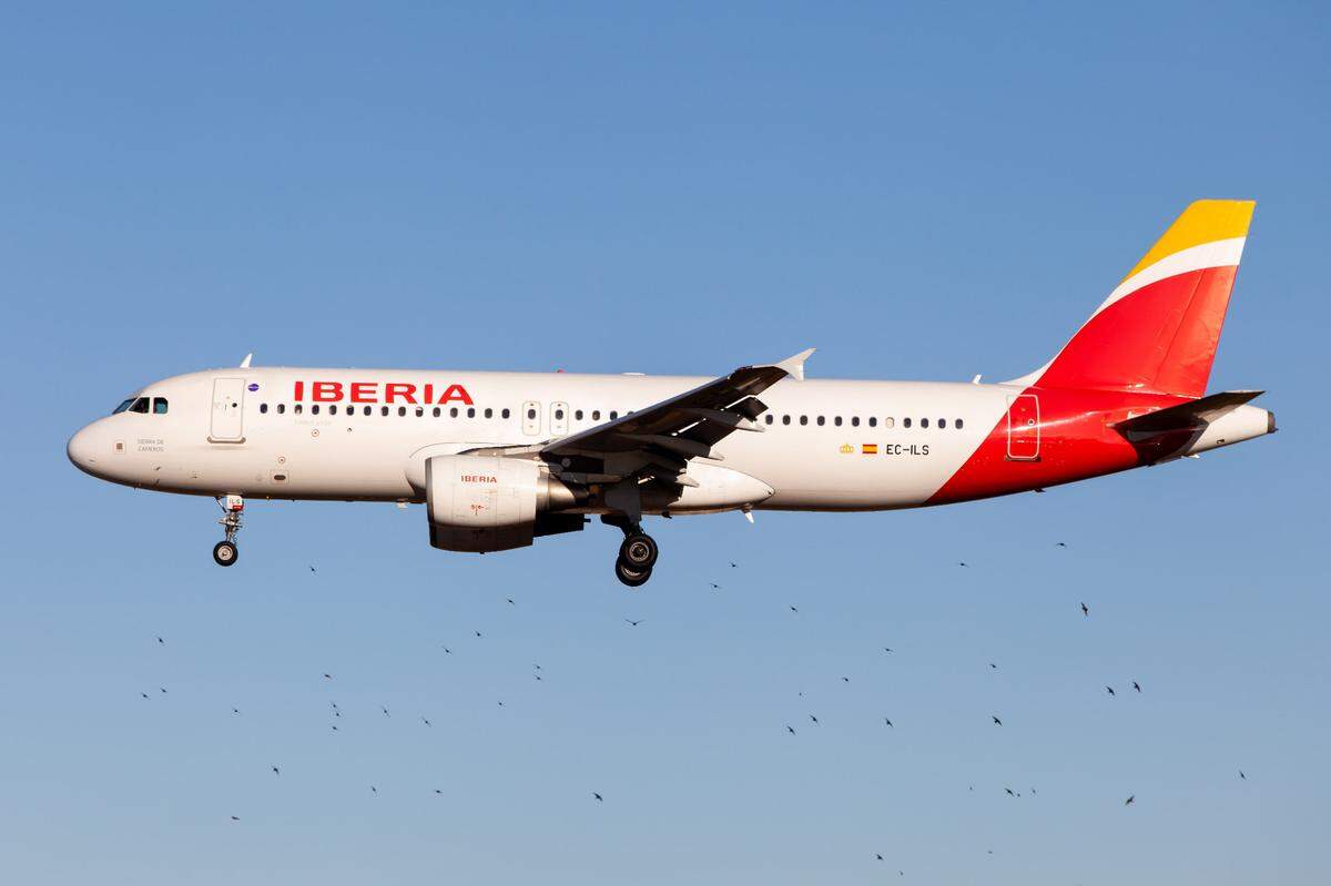 Iberia, referente del tráfico aéreo entre Europa y América Latina, contabilizó casi 14,000 vuelos durante febrero, y el 91.25% aterrizó a tiempo.
