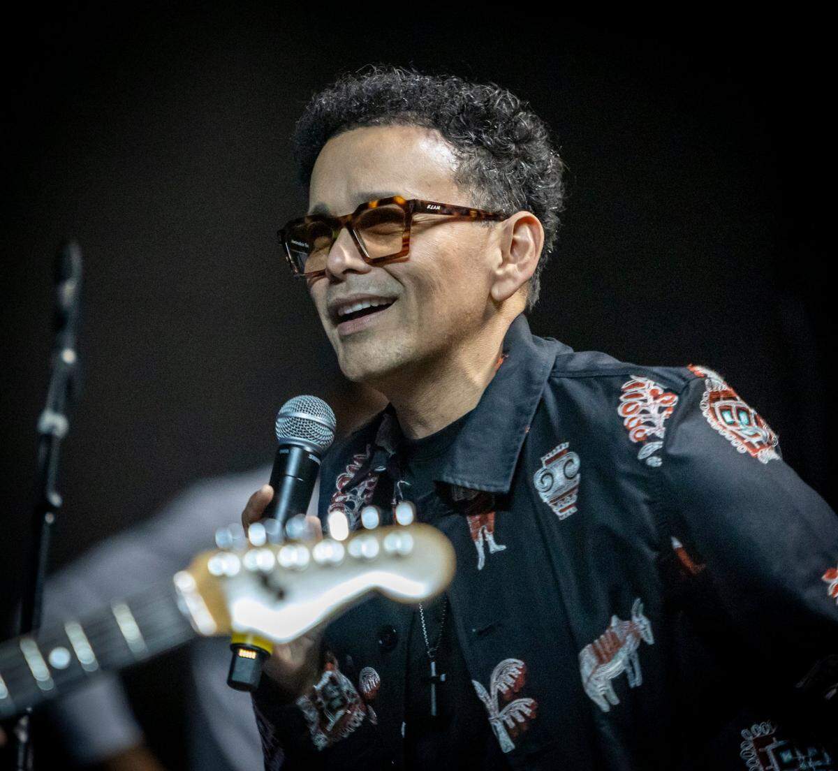 Miami, Florida, November 6, 2023 - Jorge Luis Chacin during rehearsals in a studio in Doral, Florida.