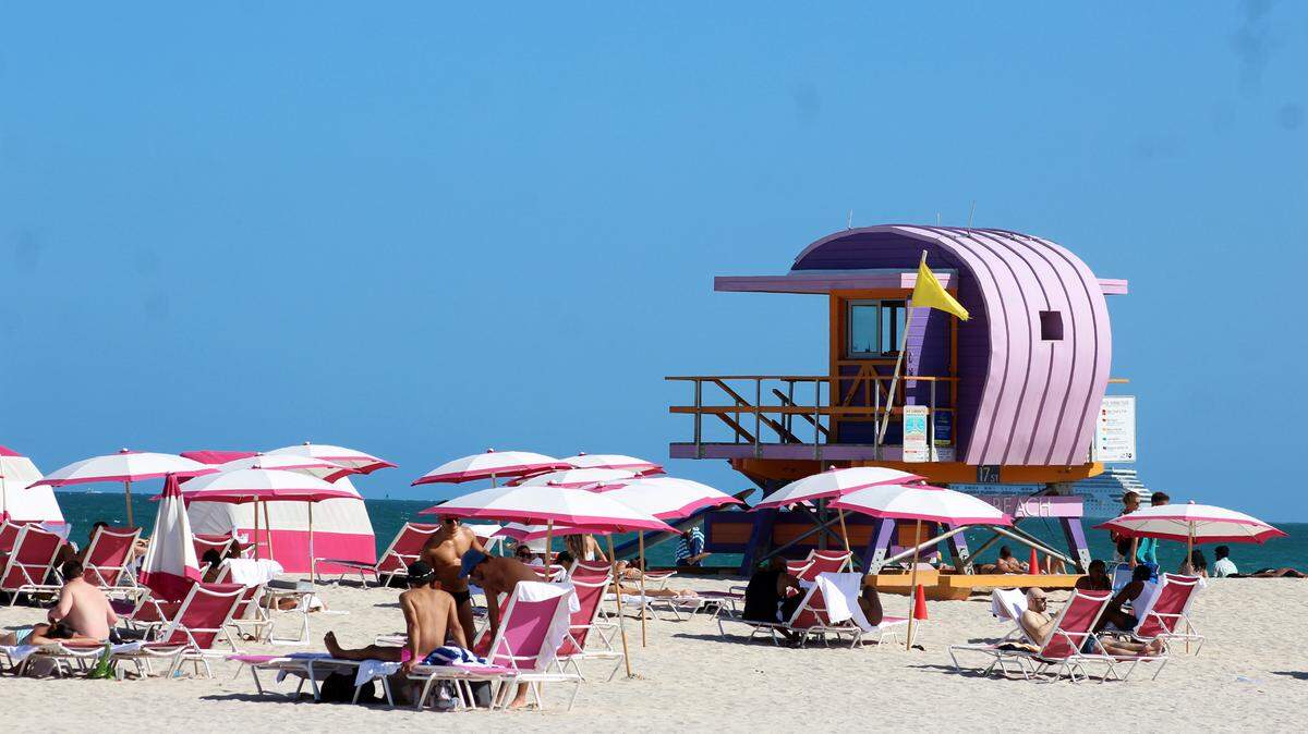 Otro día de sol y playa en Miami Beach.