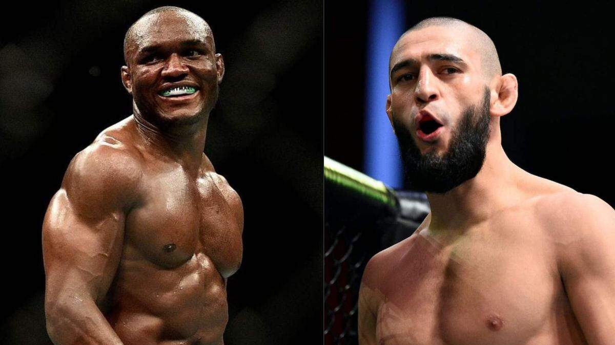 Desde que Kamaru Usman (izq.) lanzó la idea no ha parado de crecer. En principio parecía imposible un choque entre el ex campeón welter contra Khamzat Chimaev, pero la respuesta de la afición ha sobrepasado cualquier expectativa.