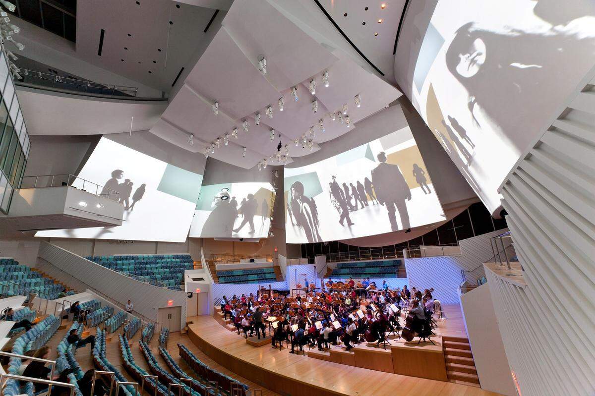 Sala de espectáculos New World Center.