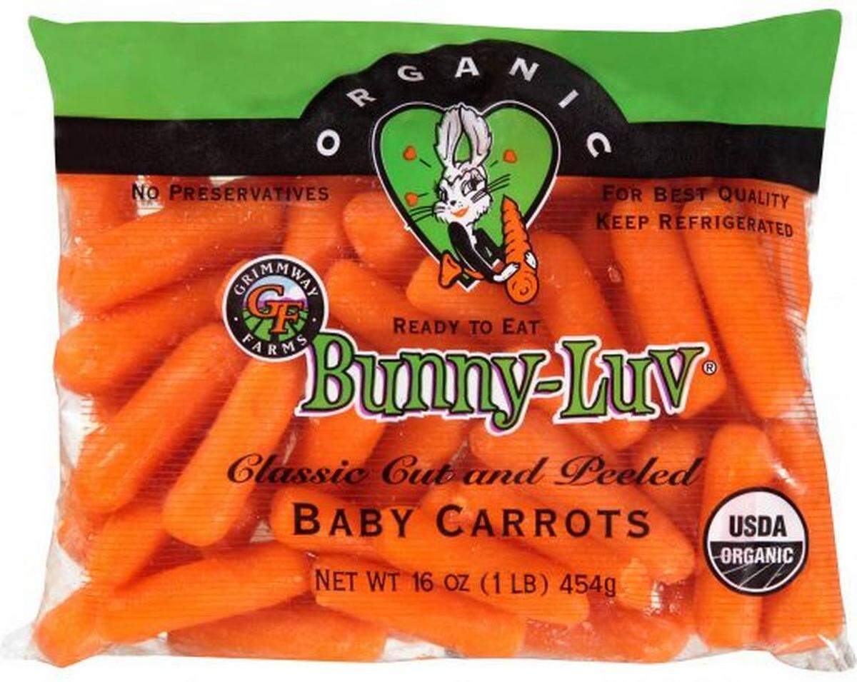 Bunny Luv Zanahorias Orgánicas Pequeñas Grimmway Farms.