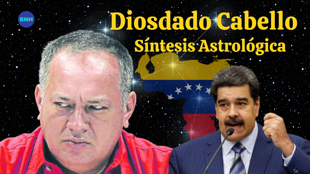 Diosdado Cabello (izq.) es el número dos del régimen chavista de Nicolas Maduro en Venezuela. Cabello nació el 15 de abril de 1963 en Monagas, Venezuela. Su signo zodiacal es Aries, por lo que su coraje y entusiasmo cuando se mezclan resultan en agresividad y rebeldía.