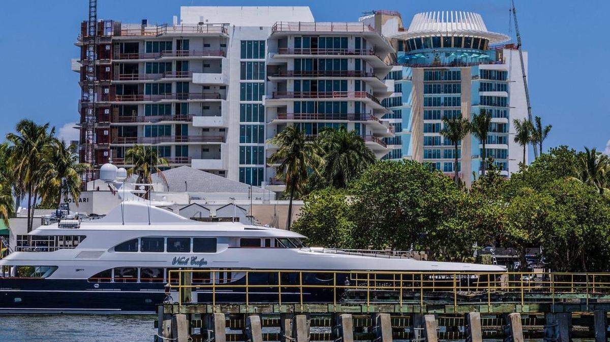 Vista del complejo Pier Sixty-Six, ubicado en un terreno de 32 hectáreas frente al mar a lo largo del viaducto de la calle 17 y el Canal Intracostero de Fort Lauderdale, el martes 7 de mayo de 2024.