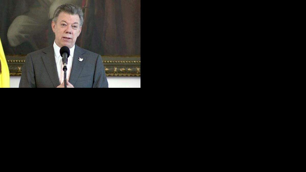 El presidente de Colombia, Juan Manuel Santos.