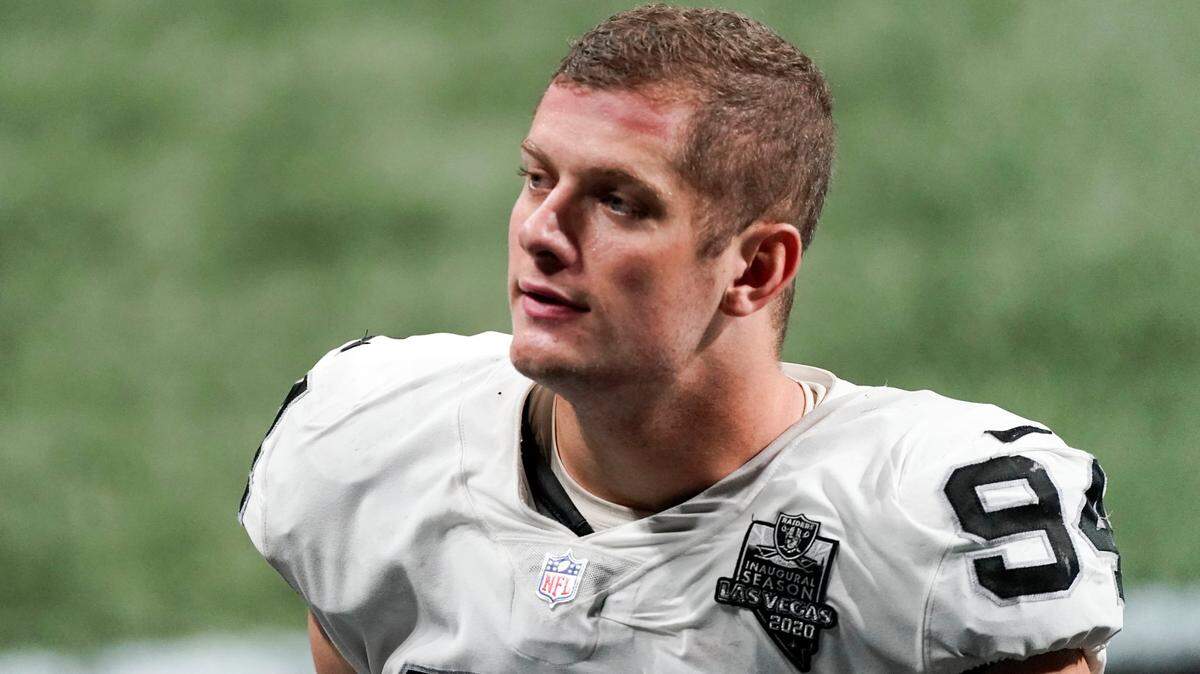 Las Vegas Raiders defensive end Carl Nassib made history last week in coming out as the first active, openly gay player in the NFL. ESPN’s Israel Gutierrez, himself gay, joins thisd week’s Greg Cote Show podcast to discuss.