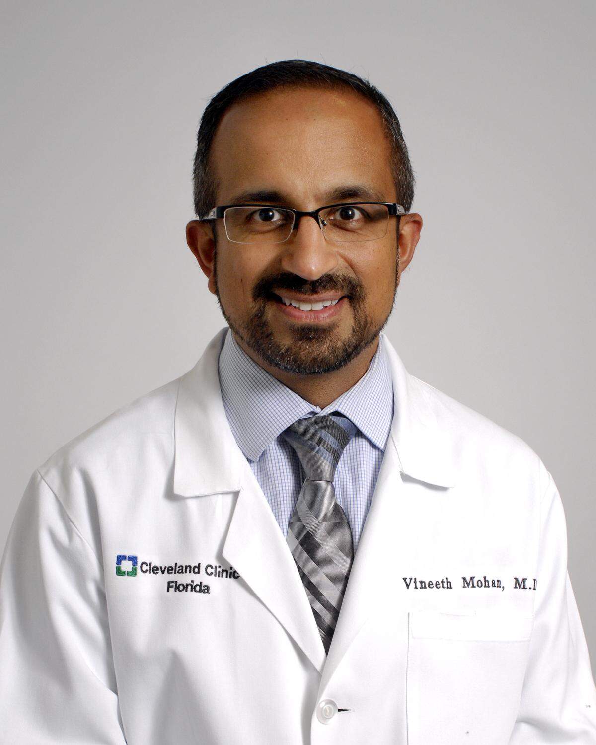 Dr. Vineeth Mohan, presidente del departamento de endocrinología de Cleveland Clinic Weston.