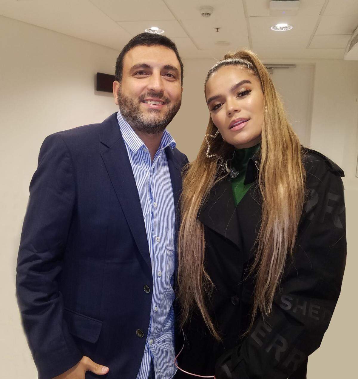 Eduardo Basagaña y Karol G