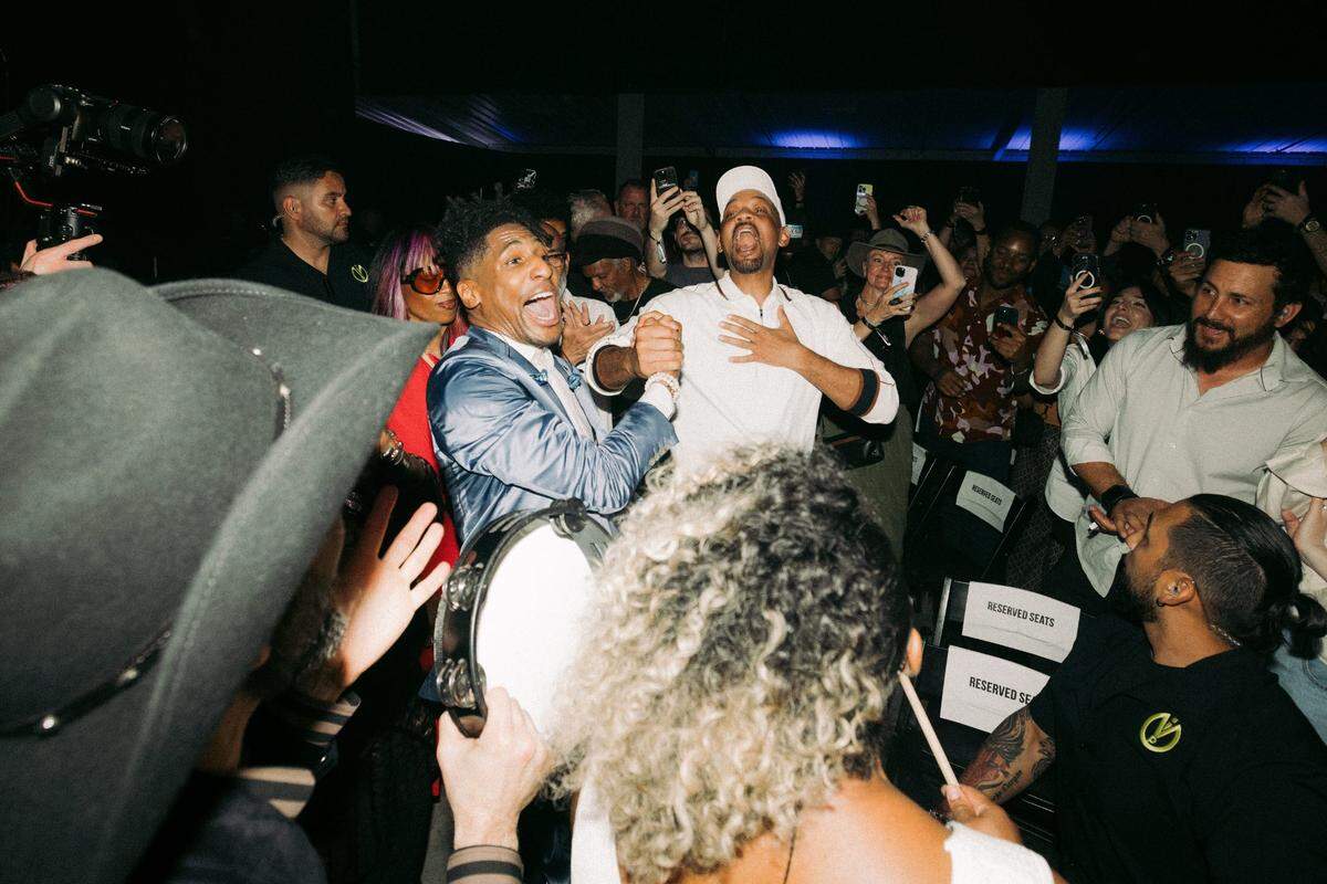 Jon Batiste y Will Smith en el Montreux Jazz Festival Miami en el 2024.