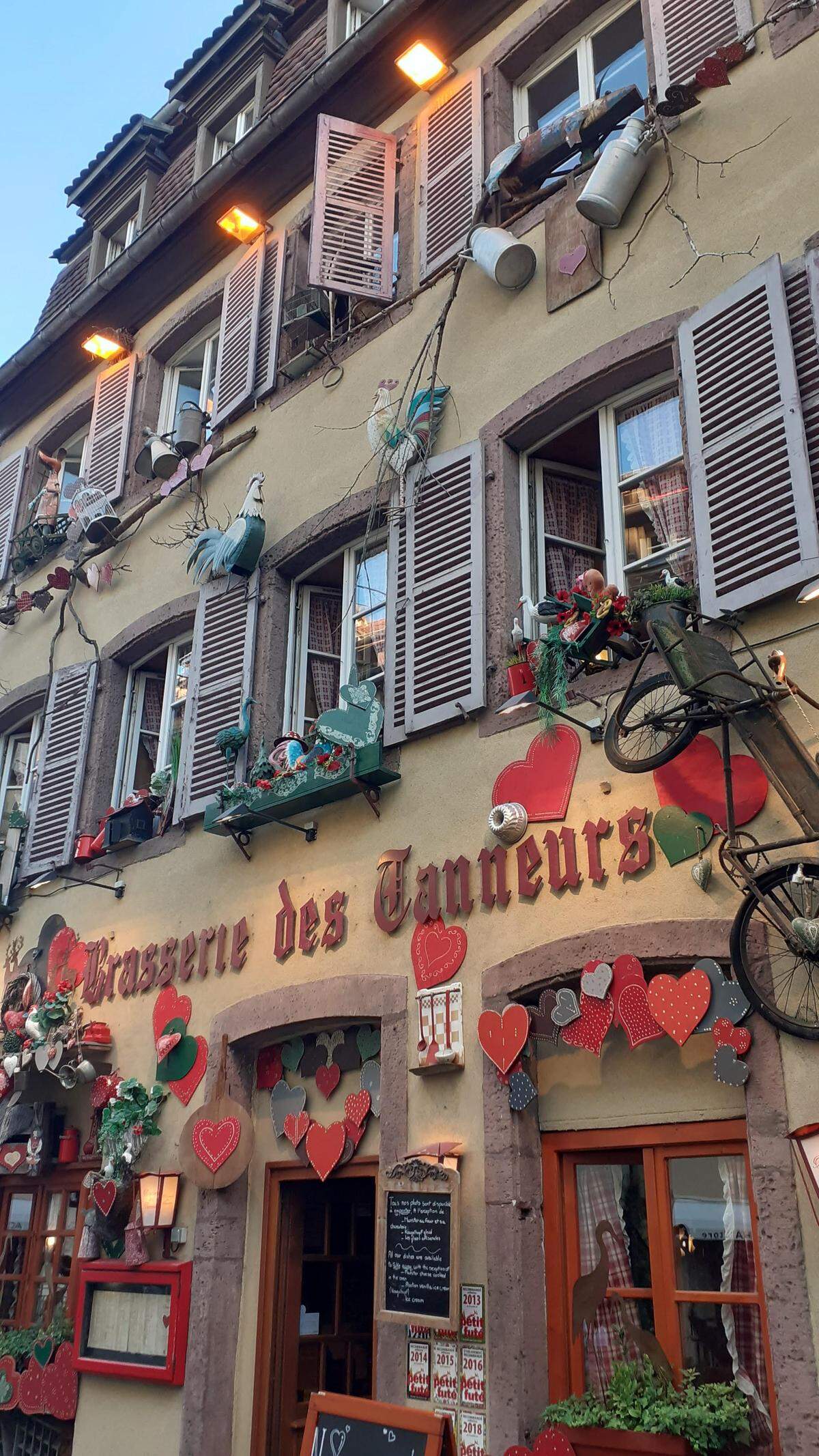 Una fachada de Colmar.