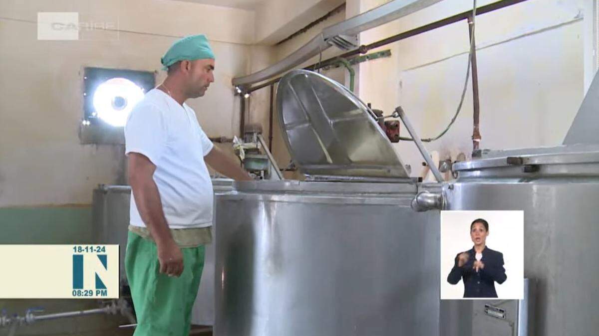 Los apagones afectan la distribución de leche para niños en Cuba, mientras una empresa del gobierno en Artemisa elabora sirope que llega a menores de 2 a 6 años.