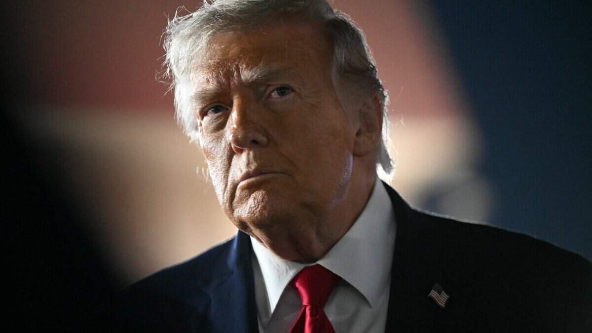 CORRECTION / US President Donald Trump speaks to the press before boarding Air Force One prior to departure from John F. Kennedy International Airport, in New York, on June 9, 2026. Trump is returning to the White House after attending Game Three of the NBA Finals. (Photo by SAUL LOEB / AFP via Getty Images) / "The erroneous mention[s] appearing in the metadata of this photo by SAUL LOEB has been modified in AFP systems in the following manner: [June 9] instead of [June 8]. Please immediately remove the erroneous mention[s] from all your online services and delete it (them) from your servers. If you have been authorized by AFP to distribute it (them) to third parties, please ensure that the same actions are carried out by them. Failure to promptly comply with these instructions will entail liability on your part for any continued or post notification usage. Therefore we thank you very much for all your attention and prompt action. We are sorry for the inconvenience this notification may cause and remain at your disposal for any further information you may require."