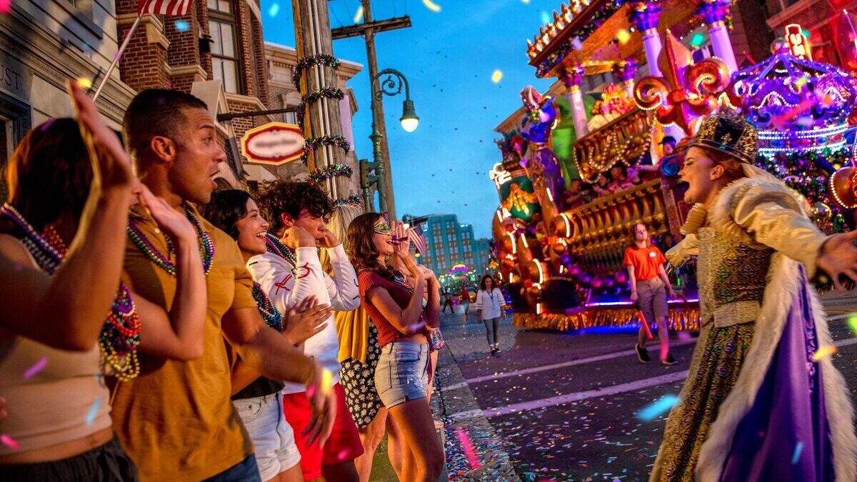 La celebración de Mardi Gras en Universal Orlando