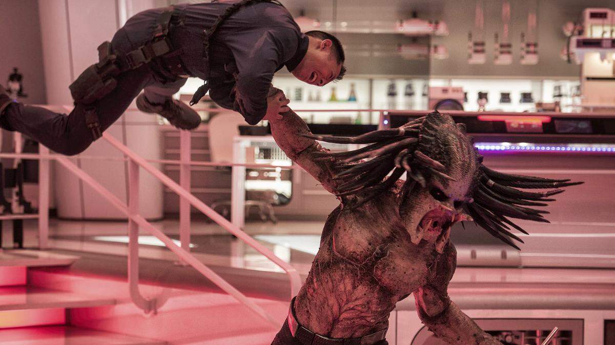 Una escena de la película “The Predator” de  los estudios 20th Century Fox.