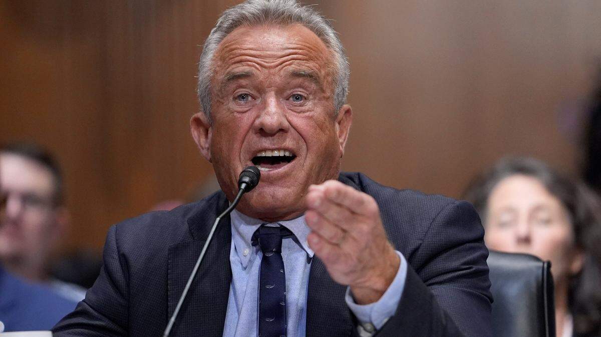 Robert F. Kennedy Jr., Secretario de Salud y Servicios Humanos, testifica sobre la agenda de salud de la administración Trump ante el Comité de Finanzas del Senado en Washington D.C., el 4 de septiembre de 2025.