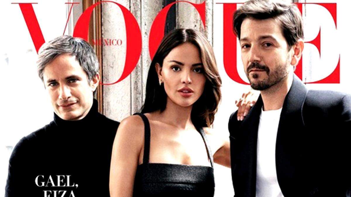 Diego Luna, Gael García Bernal y Eiza González.