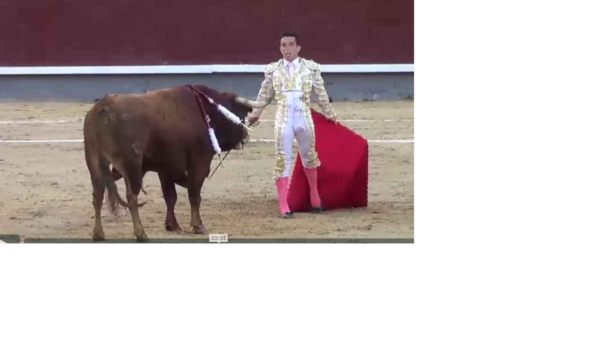 El novillero colombiano Guillermo Valencia, herido por el quinto novillo del festejo que tuvo lugar el domingo 12 de junio del 2016 en Las Ventas, España, fue intervenido en la enfermería de la plaza de una cornada de 10 centímetros en el escroto que contusiona uretra y alcanza el pubis, de pronóstico grave.