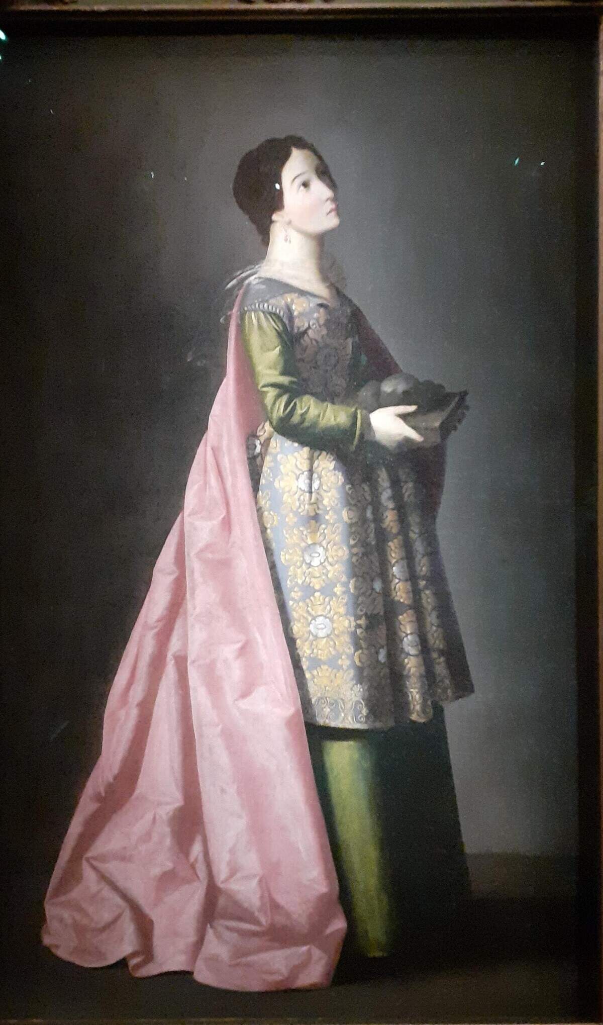“Santa Emerenciana”, un óleo sobre lienzo de Francisco de Zurbarán.