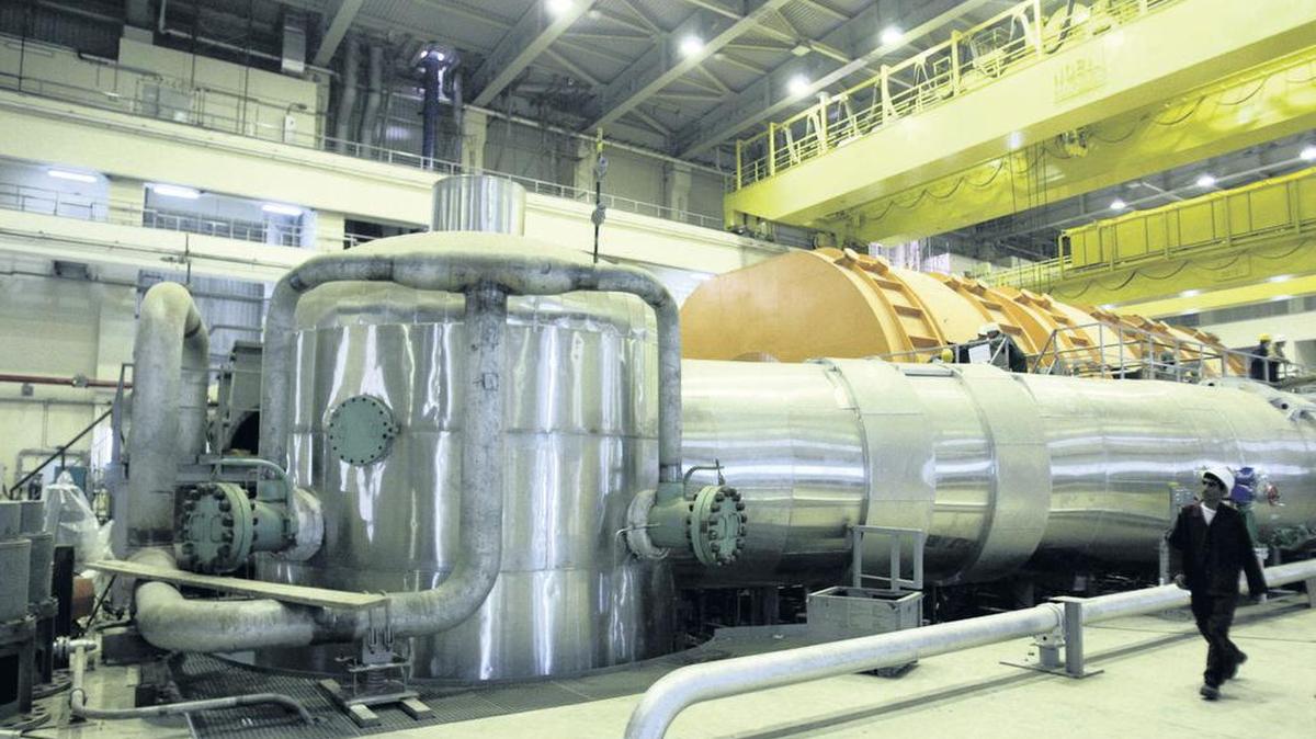 El interior del reactor en la planta nuclear de Bushehr, construida por rusos en el sur de Irán, el 26 de octubre de 2010.
