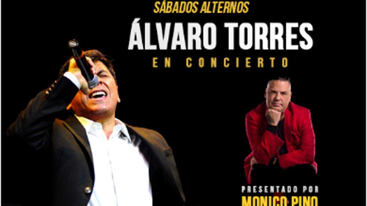 Álvaro Torres en concierto en el Teatro Bar Flamingo.