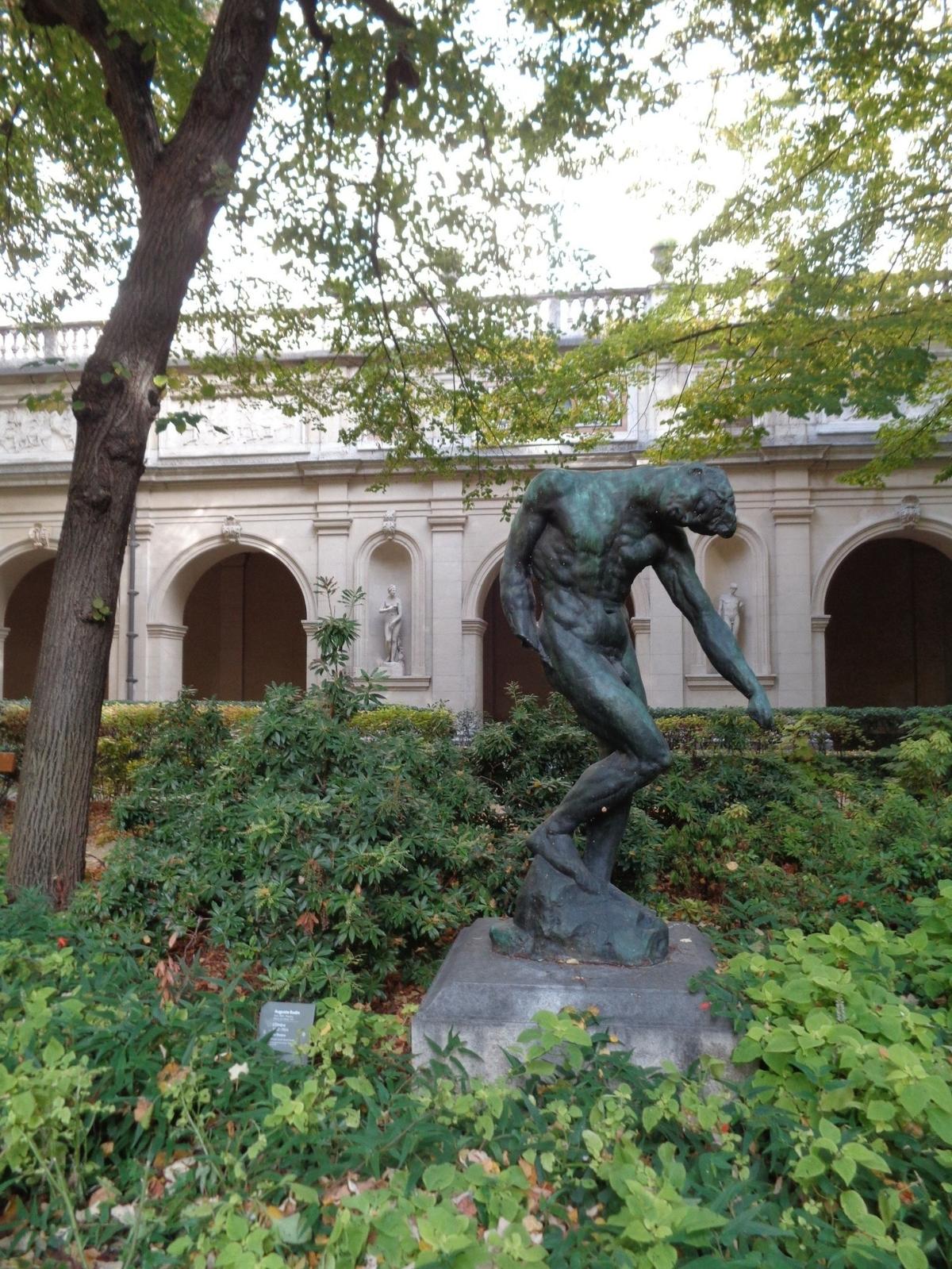 Una escultura de Rodin en el Museo de Bellas Artes.